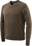 BERETTA MEN'S CLASSIC V-NECK SWEATER BROWN LARGE