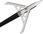 Rage Hypodermic Trypan Broadheads  <br>  100 gr. 3pk.