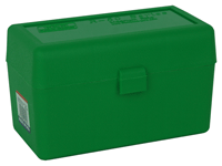 MTM Case-Gard Rifle Ammo Box  <br>  RLLD-50 Green 50 rd.