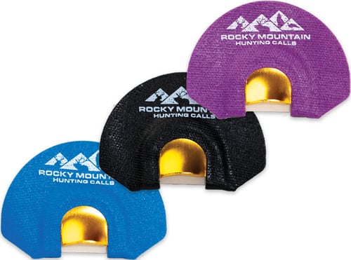 Rocky Mountain Golden Tone Plate Diaphragm Calls  <br>  3 pk.