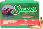 Sierra 1610 Varminter  25 Cal. .257 87 gr Spitzer Boat Tail/ 100 Per Box