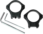 SAKO RING MOUNTS TRG-S OPTILOCK 30MM TUBE X-LOW BLACK