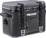 PELICAN SC24 SOFT COOLER BLACK COMPRESSION MOLDED HLD 24 CAN!