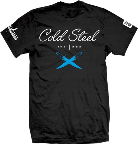 COLD STEEL MEN'S CROSS GUARD BLACK T-SHIRT XL