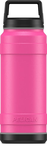 PELICAN TRAVELER 32 OZ BOTTLE SCREW TOP, LEAK PROOF SS PINK<