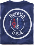 BERETTA T-SHIRT USA LOGO LARGE NAVY BLUE<
