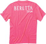 BERETTA WOMEN'S TEAM T-SHIRT PINK XX-LARGE