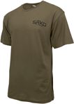 SAKO T-SHIRT W/OLD SKOOL LOGO 2X-LARGE ARMY GREEN