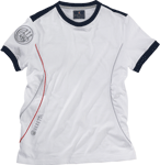 BERETTA WOMEN'S UNIFORM PRO T-SHIRT WHITE/BLUE NAVY LARGE