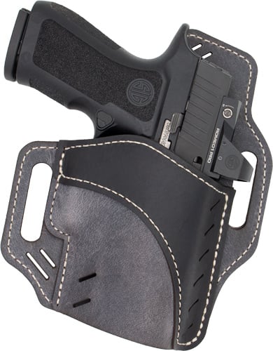 VERSACARRY HORIZON HOLSTER OWB GREY BASE BLACK PATCH SIZE 4!