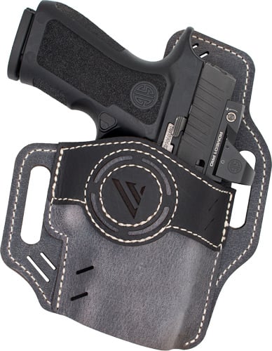 VERSACARRY LUNA HOLSTER OWB GREY BASE BLACK PATCH SIZE 3!