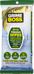 GRIME BOSS FISHING WIPES CITRUS SCENTED 24 COUNT WIPES!