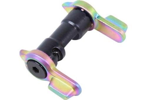 GUNTEC AR15 MULTI DEGREE SHORT THROW AMBI SAFETY RAINBOW PVD